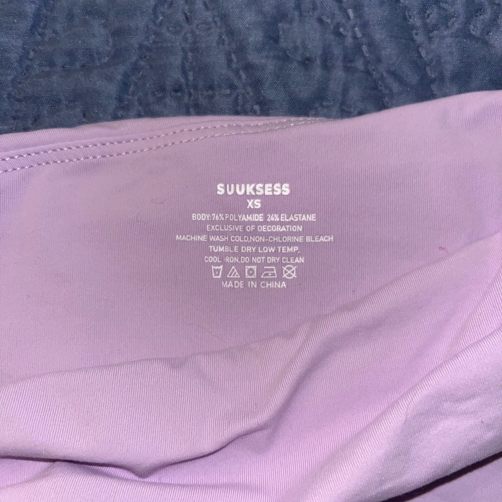 One-Shoulder Lavender Top - Picture 3 of 3